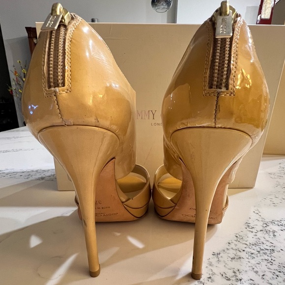 Jimmy Choo, size 37. Nude - Picture 9 of 10